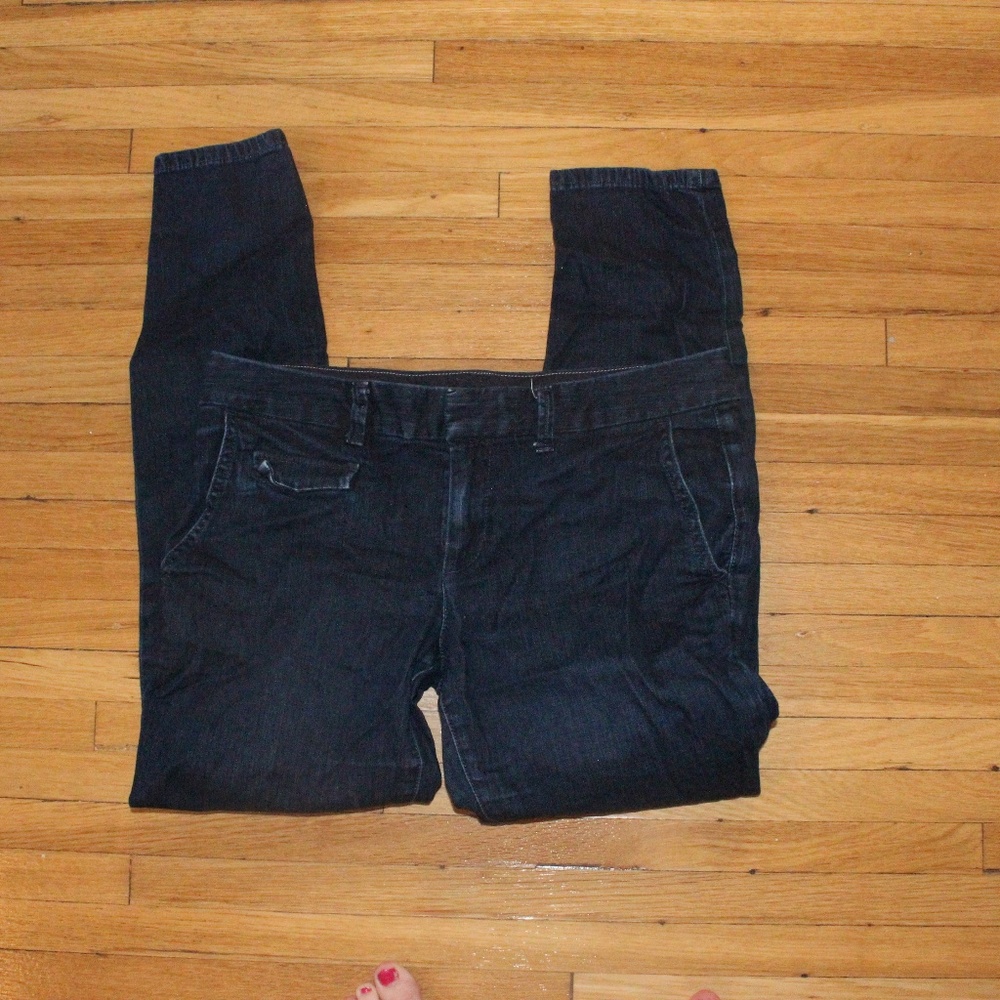 Banana Republic skinny dark wash  blue jeans
